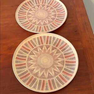 2 Rosenthal vintage dish plates